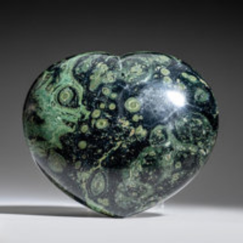 Natural kambaba jasper Heart - Picture 1 of 2